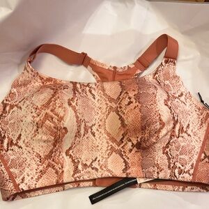 Victoria's Secret Brown Snake Print sports bra
